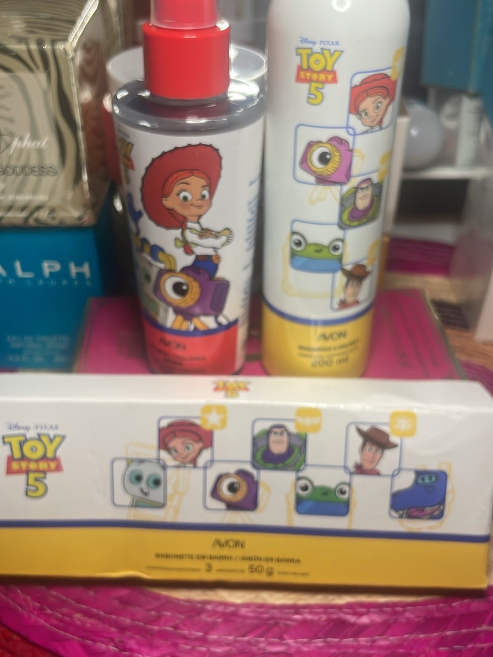 Avon Toy Story 5 Kids Spray - Red, White & Yellow
